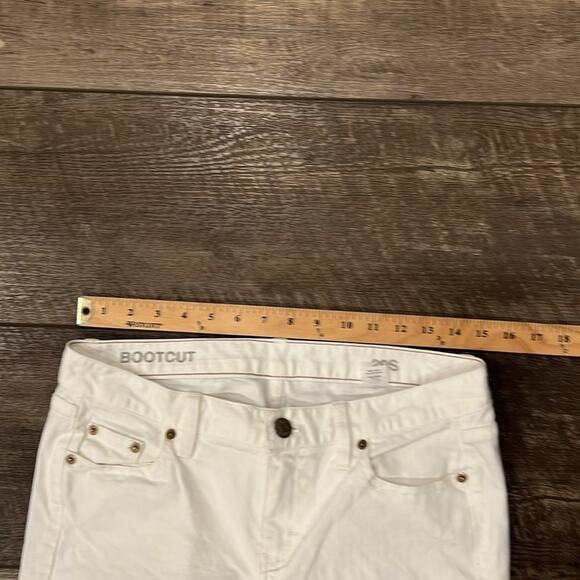 J.Crew Women's Bootcut Jean Off White Size 29S - Picture 4 of 10